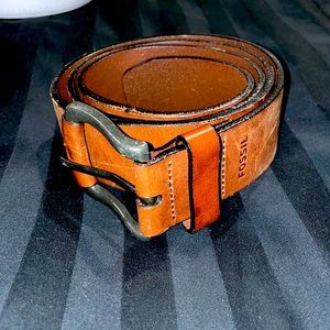 Fossil Genuine Leather Brown Belt